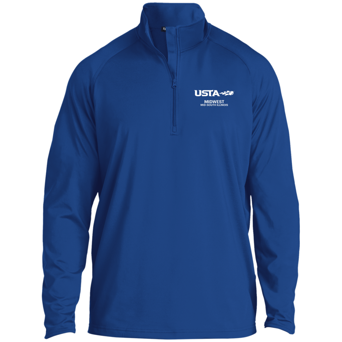 USTA Mid-South 1/2 Zip Raglan Performance Pullover