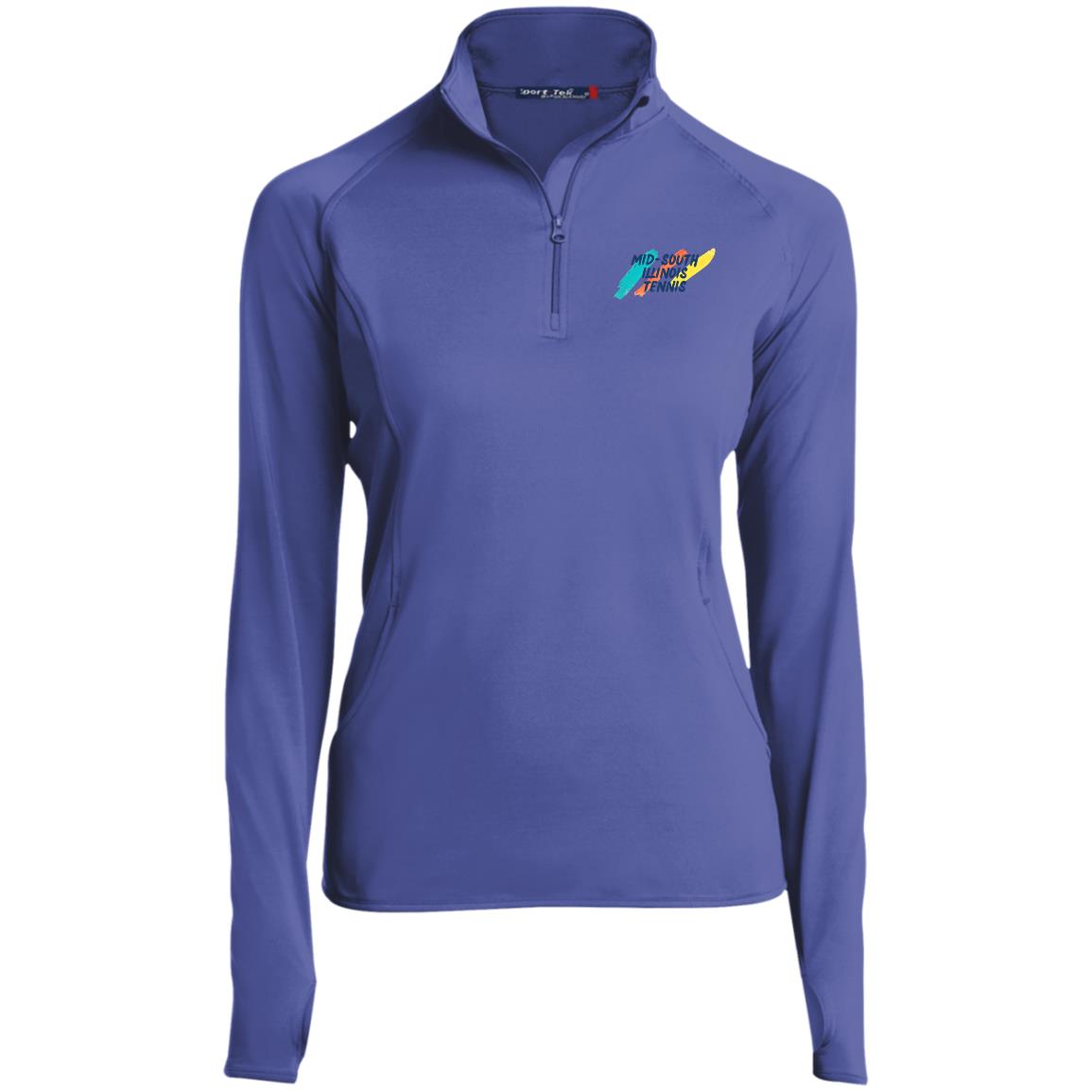 Mid-South Illinois Tennis Women's 1/2 Zip Performance Pullover