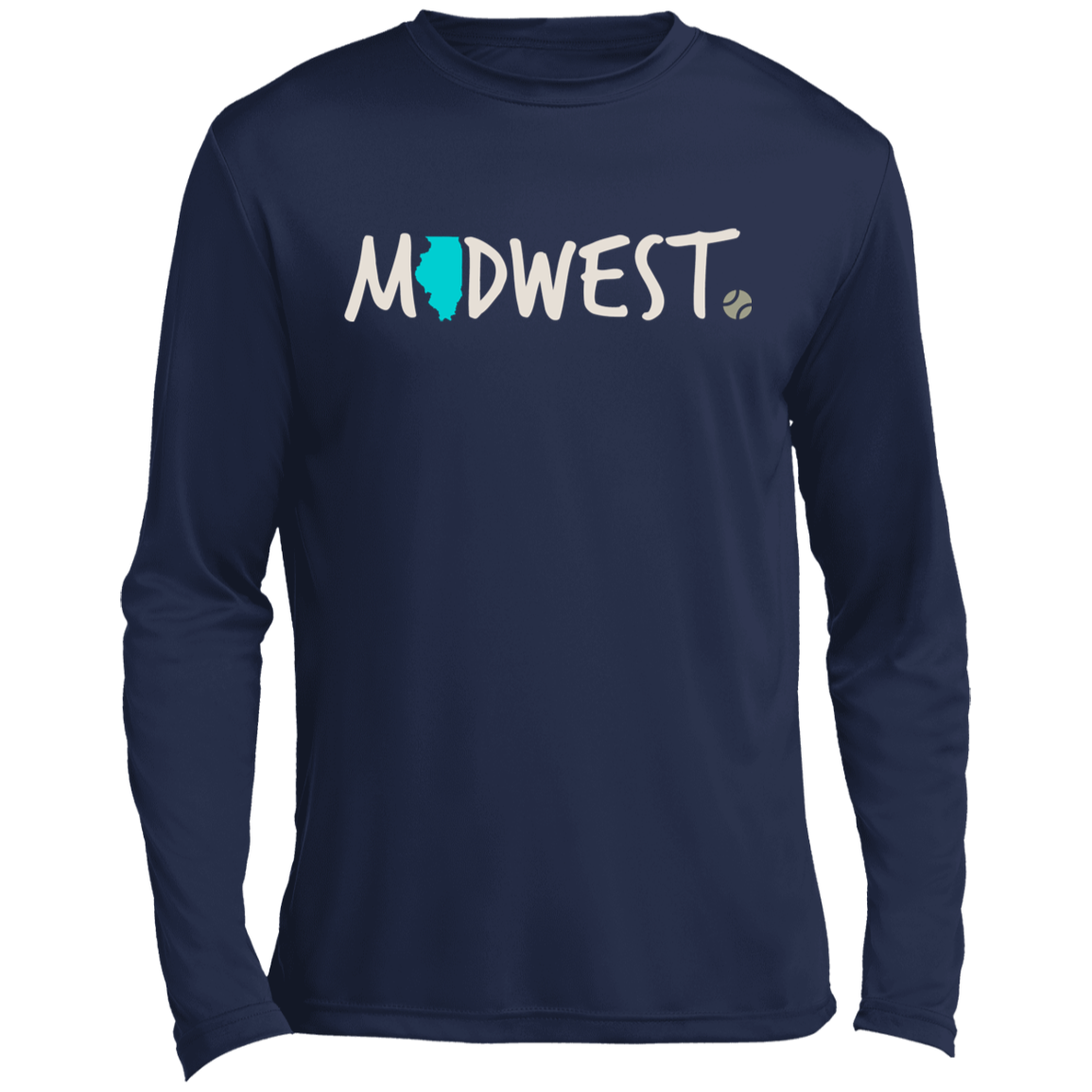 Midwest Illinois Tennis Men’s Long Sleeve Performance Tee