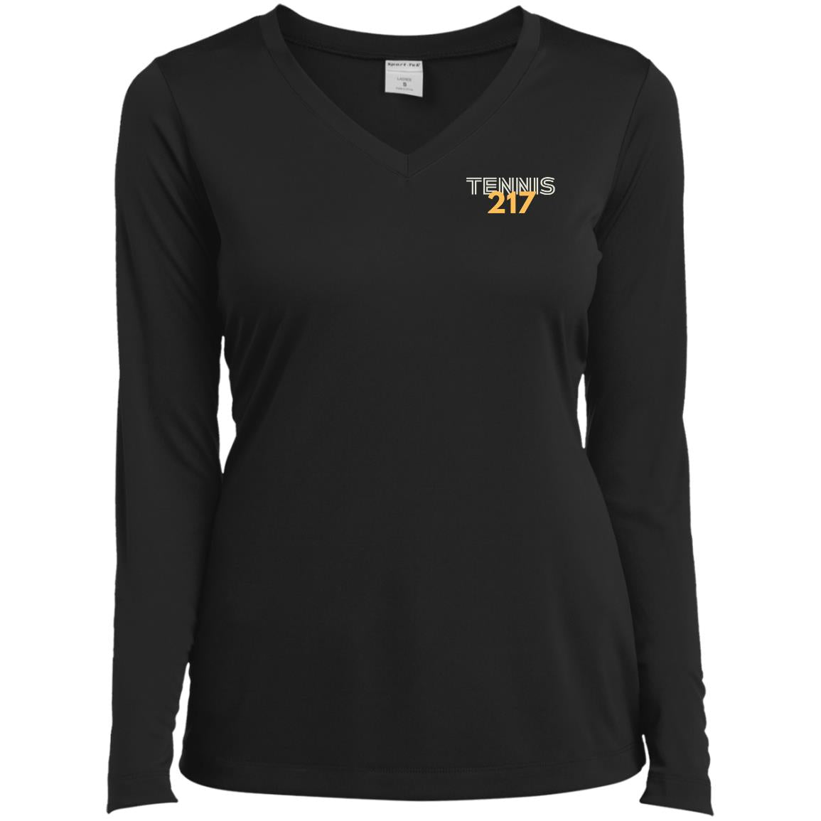 Tennis 217 Ladies’ Long Sleeve Performance V-Neck Tee