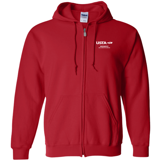 Midwest Illinois Tennis Zip Up Hoodie