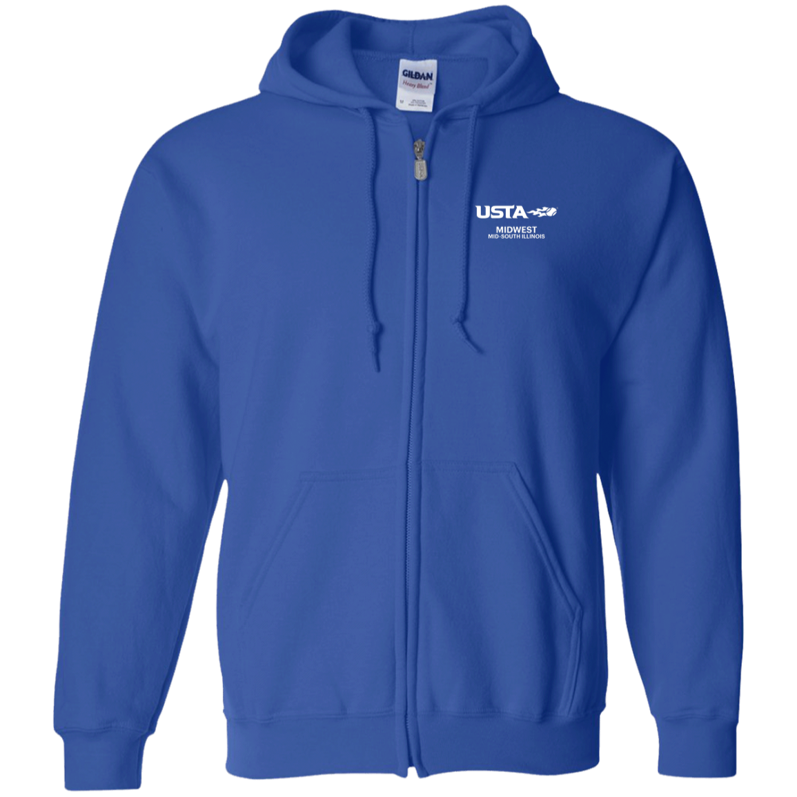 Midwest Illinois Tennis Zip Up Hoodie