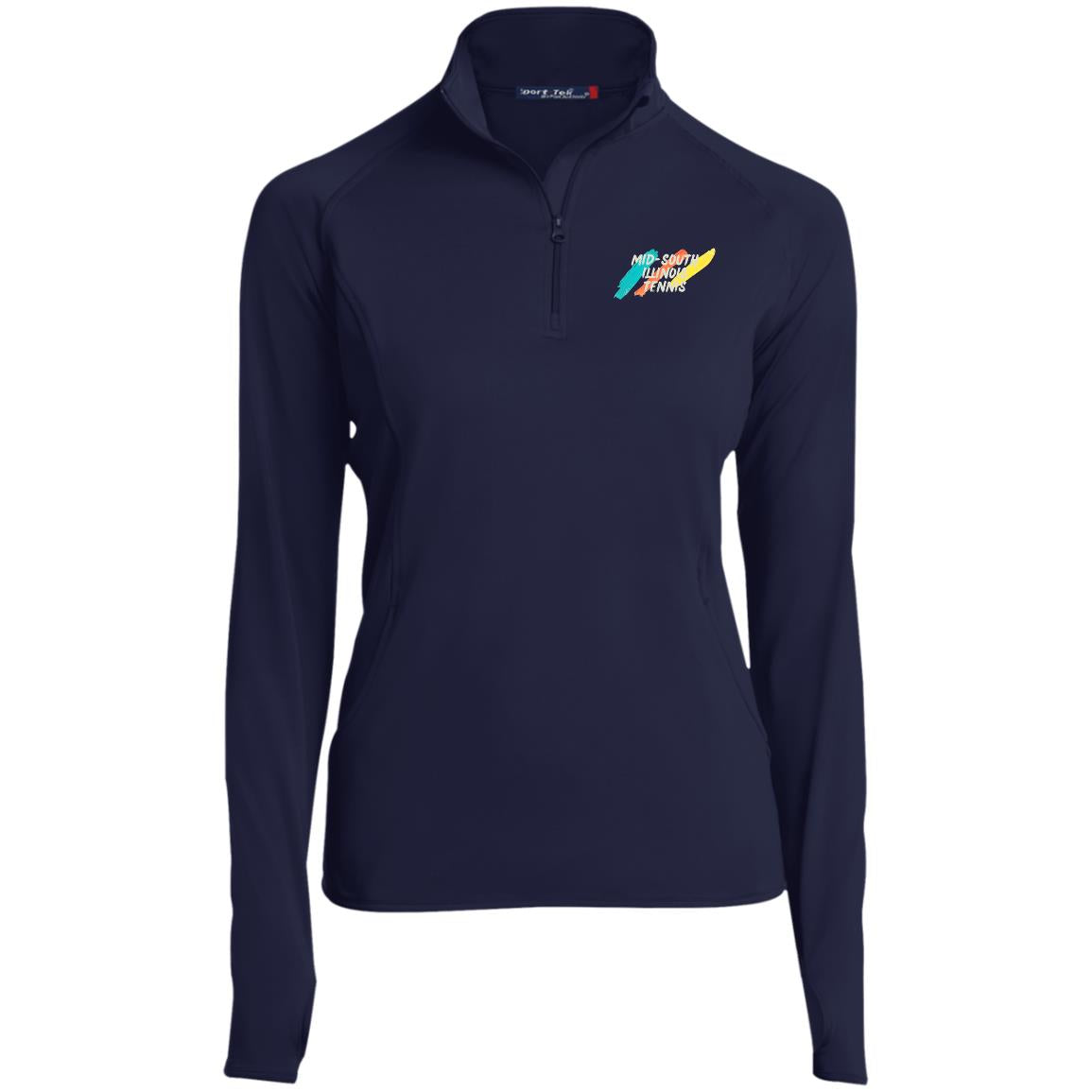 Mid-South Illinois Tennis Women's 1/2 Zip Performance Pullover