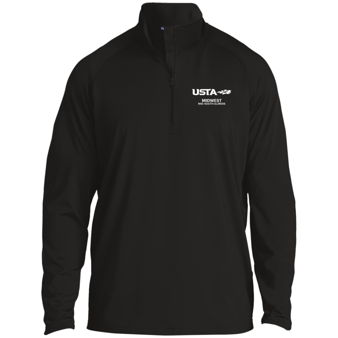 USTA Mid-South 1/2 Zip Raglan Performance Pullover