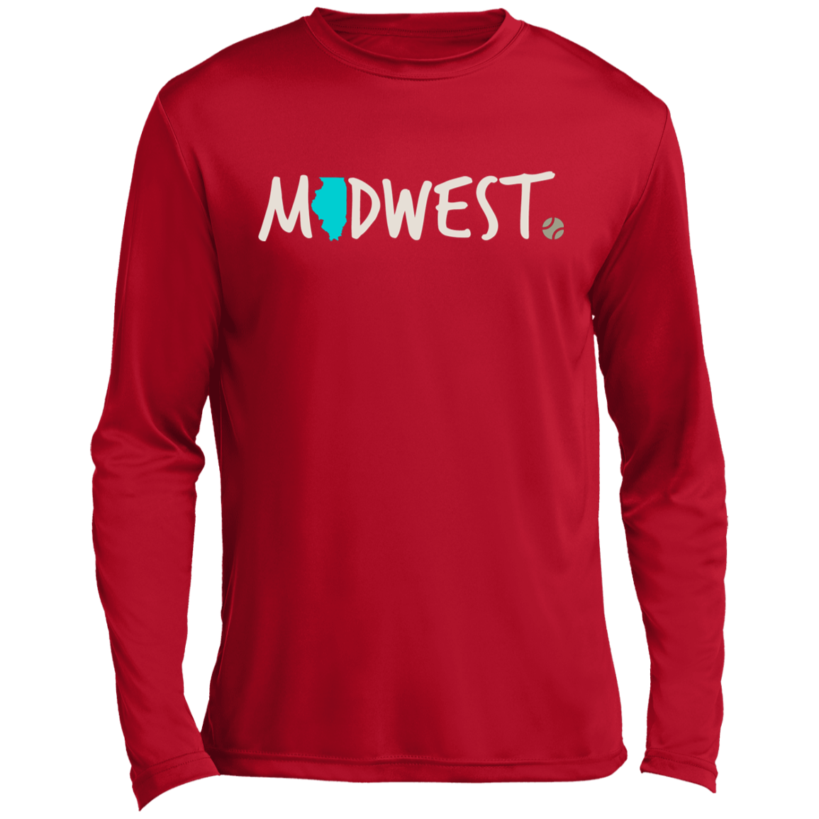 Midwest Illinois Tennis Men’s Long Sleeve Performance Tee