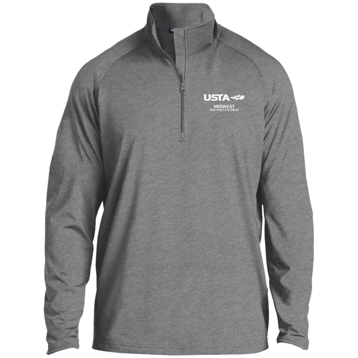 USTA Mid-South 1/2 Zip Raglan Performance Pullover