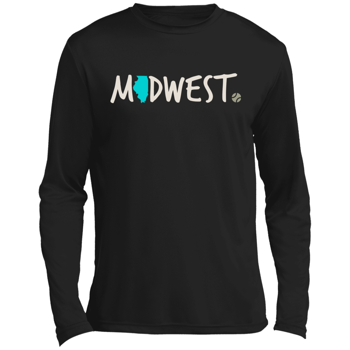 Midwest Illinois Tennis Men’s Long Sleeve Performance Tee