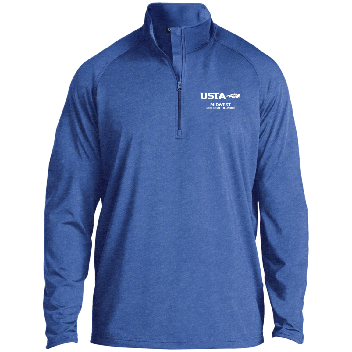 USTA Mid-South 1/2 Zip Raglan Performance Pullover