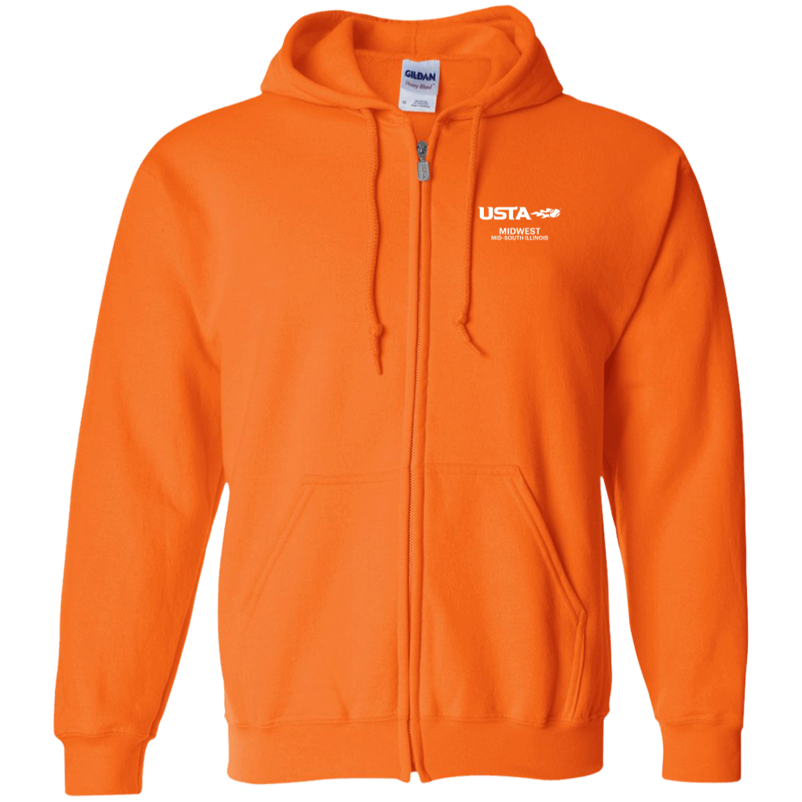 Midwest Illinois Tennis Zip Up Hoodie