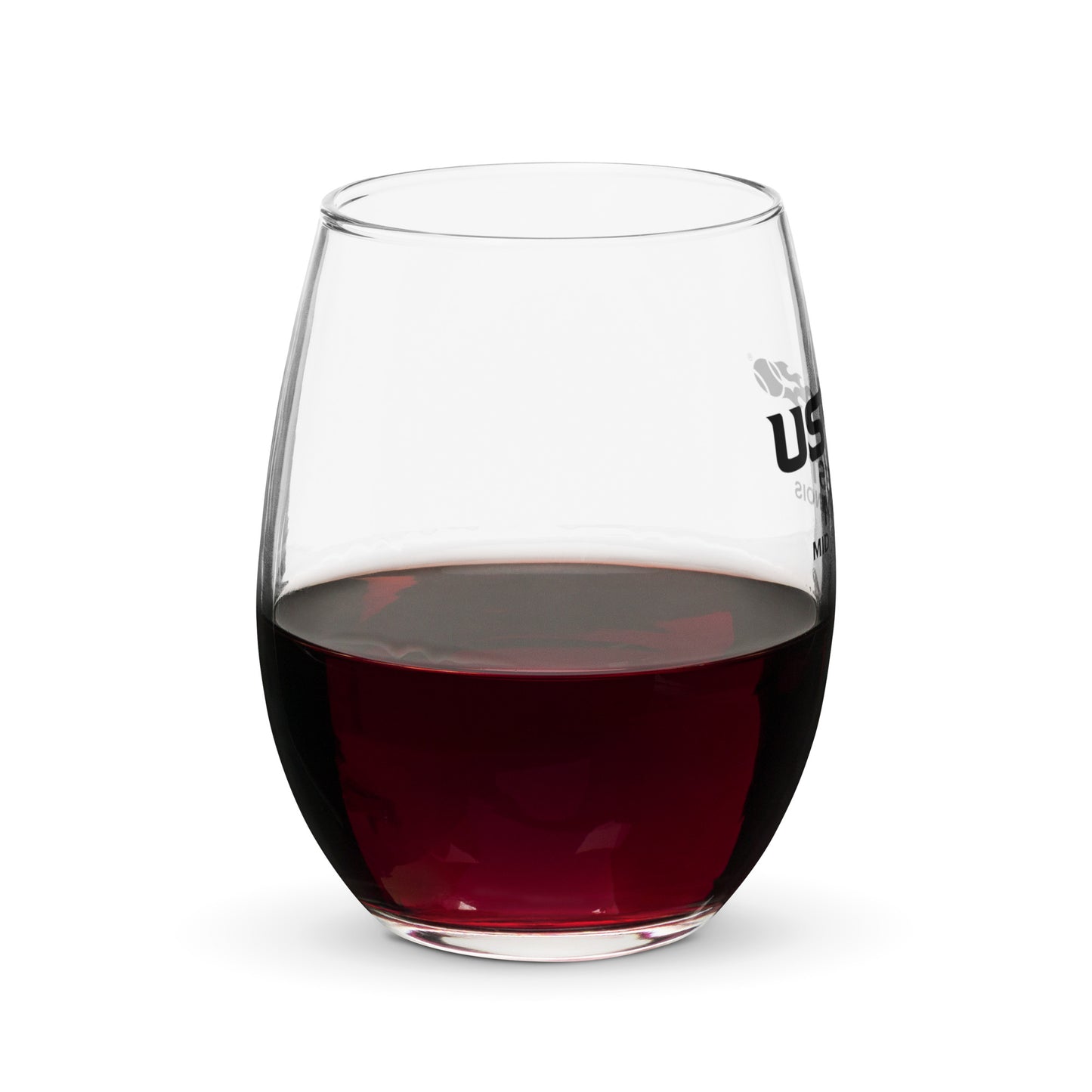 USTA Mid-South Tennis Stemless wine glass